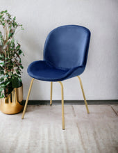 Load image into Gallery viewer, Chuchip - Side Chair (Set of 2) - Blue / Gold
