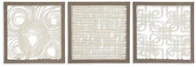 Load image into Gallery viewer, Odella - Wall Decor Set (Set of 3) - Cream / Taupe
