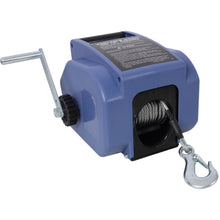 Load image into Gallery viewer, Reversible Electric 12V Trailer Winch For Boats Up To 5000 Lbs, Galvanized Wire Rope Casing - Blue
