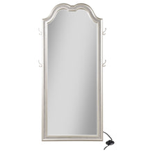 Load image into Gallery viewer, Colwood - Full Floor Mirror With LED Lighting And Storage Hooks - Silver
