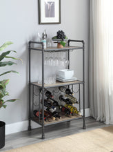 Load image into Gallery viewer, Brantley - Wine Rack - Gray / Oak

