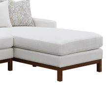 Load image into Gallery viewer, Valiant - Chenille Sectional Sofa With 4 Pillows - Ivory
