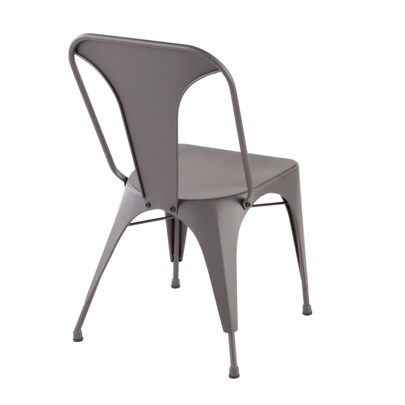 Austin - Industrial Dining Chair (Set of 2) - Gray
