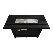 Load image into Gallery viewer, Outdoor Fire Pit Table With Lid Fuel Versatility
