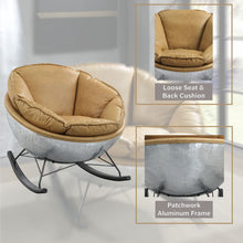 Load image into Gallery viewer, Pippin - Top Grain Leather Rocking Chair - Morocco
