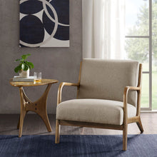 Load image into Gallery viewer, Mid-Century Style Lounge Chair With Upholstered Seat
