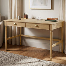 Load image into Gallery viewer, Modern Writing Desk With Drawers For Home Office

