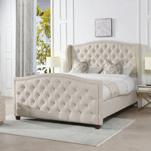 Load image into Gallery viewer, Marcella - Upholstered Shelter Headboard Bed Set

