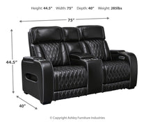 Load image into Gallery viewer, Boyington - Power Reclining Loveseat With Console/Adj Hdrst
