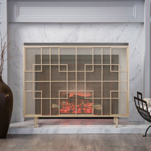 Load image into Gallery viewer, Dorothy - Modern Single Panel Iron Fire Screen
