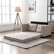 Load image into Gallery viewer, Upholstered Pull Out Sleeper Loveseat
