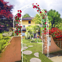 Load image into Gallery viewer, Metal Garden Arch Assemble Freely With 8 Styles Garden Arbor Trellis Climbing Plants Support Rose Arch
