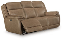 Load image into Gallery viewer, Glencroft - Power Reclining Sofa With Adjustable Headrest - Sahara
