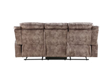 Load image into Gallery viewer, Zubaida - Two Tone Recliner Sofa With USB Port Drop Down Table
