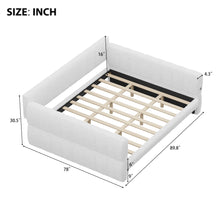 Load image into Gallery viewer, Upholstered Platform Bed With USB Charging

