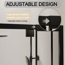 Load image into Gallery viewer, Semi Frameless Pivot Hinged Shower Door, Reversible Design
