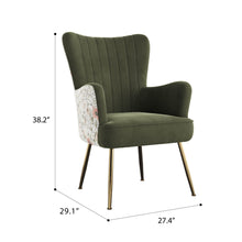 Load image into Gallery viewer, Accent Chair With Unique Print Fabric
