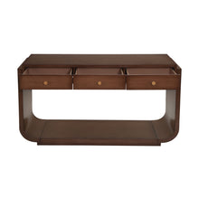 Load image into Gallery viewer, Console Table With 3 Drawers, Display Shelf
