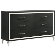 Load image into Gallery viewer, Malcolm - 6 Drawer Dresser Cabinet - Black
