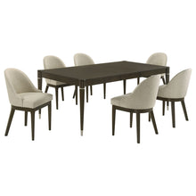 Load image into Gallery viewer, Blakely - 7 Piece Rectangular Dining Set With Extendable Table Upholstered Chairs - Ash Brown
