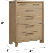 Load image into Gallery viewer, 6 Drawer Chest - Tan
