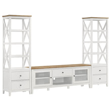 Load image into Gallery viewer, Evanston - 3 Piece 67" TV Stand - White

