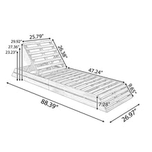 Load image into Gallery viewer, Chaise Lounge Set With 2 Fold Cushion
