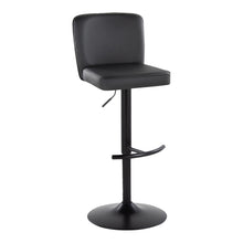 Load image into Gallery viewer, Henry - Contemporary Adjustable Barstool &amp; Swivel With Rounded T Footrest (Set of 2)
