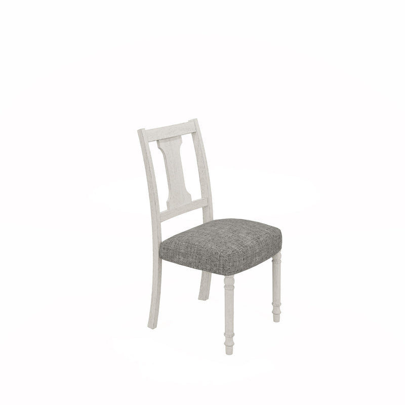 Tannen - Dining Side Chair (Set of 2) - White / Gray