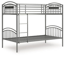 Load image into Gallery viewer, Lanceburg - Twin/Twin Bunk Bed With Ladder - Gray
