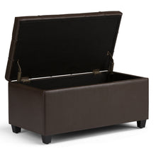 Load image into Gallery viewer, Sienna - Transitional Storage Ottoman Bench
