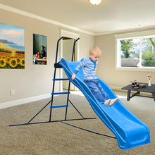 Load image into Gallery viewer, Xsl003 2.2M Kids Plastic Slide Indoor Freestanding Playground Equipment Children Plastic Slide Kids Indoor Slide - Blue

