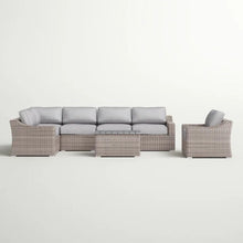 Load image into Gallery viewer, Stylish Sofa Seating Group With Cushions Perfect For Outdoor Gatherings
