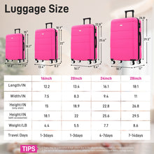 Load image into Gallery viewer, Hardshell Luggage Set 6 Piece With Duffel &amp; Toiletry Bag

