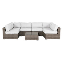 Load image into Gallery viewer, Seating Set With Cushions Handcrafted Wicker Design
