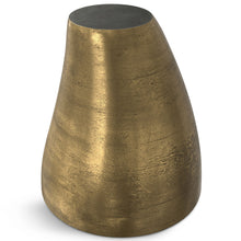 Load image into Gallery viewer, Cavan - Cast Aluminum Side Table - Antique Brass
