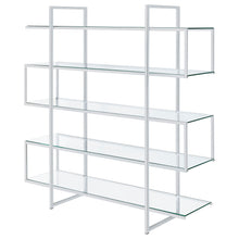 Load image into Gallery viewer, Harison - 5 Shelf Bookshelf - Clear
