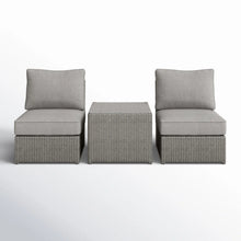 Load image into Gallery viewer, Modern Wicker Outdoor Seating Set With Cushions
