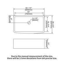 Load image into Gallery viewer, Farmhouse Sink, Apron Front Single Bowl With Arch Edge Design
