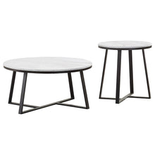 Load image into Gallery viewer, Melisa - 2 Piece Coffee And End Table Set - White Marble
