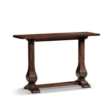 Load image into Gallery viewer, Whitmore - Trestle Console Table - Dark Brown
