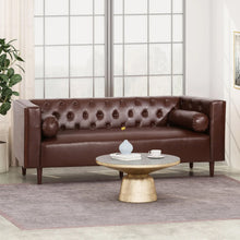 Load image into Gallery viewer, Contemporary 3 Seater Sofa With Tufted Design

