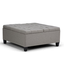Load image into Gallery viewer, Harrison - Upholstered Coffee Table Storage Ottoman
