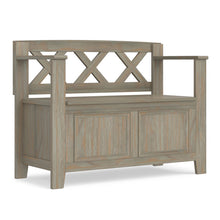 Load image into Gallery viewer, Amherst - Small Transitional Entryway Storage Bench
