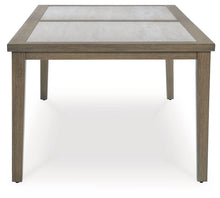 Load image into Gallery viewer, Rainier Ranch - Rectangle Dining Table With Umbrella Option - Brown / Beige
