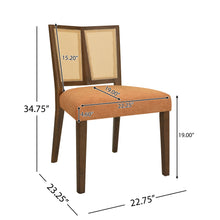 Load image into Gallery viewer, Mid Century Rattan Dining Chair Without Arms Set
