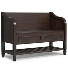 Load image into Gallery viewer, Connaught - Entryway Storage Bench With Shelf - Chestnut
