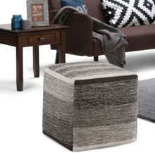 Load image into Gallery viewer, Naya - Upholstered Cube Pouf
