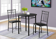 Load image into Gallery viewer, 3 Pieces Dining Table Set, Small, Round, Contemporary &amp; Modern
