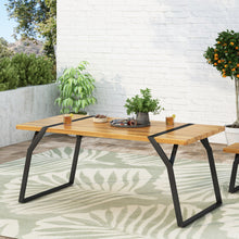 Load image into Gallery viewer, Zora - Dining Table Industrial &amp; Iron Table - Black

